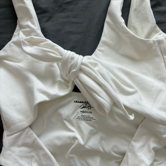 Frankie’s Bikinis Cut Open Back One Piece - Picture 2 of 4